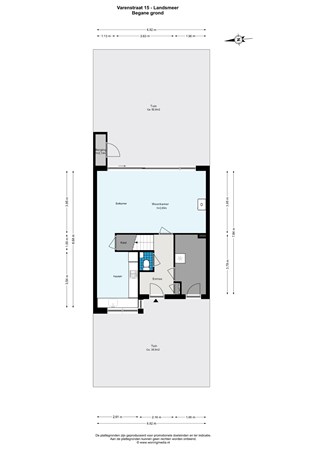 Floor plan - Varenstraat 15, 1121 BD Landsmeer 